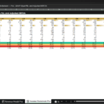 Screenshot 1813 | eFinancialModels Income Statement table: GAAP-style P&L with revenue, costs, EBITDA, margins across multiple years (Y-3A to Y10E)