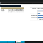 Screenshot 1964 | eFinancialModels Spreadsheet page showing a valuation summary with EBITDA, revenue, equity value, and a football-field style chart titled 'Valuation Football-Field Style Summary'. It includes an EBITDA multiple sensitivity table (7x–11x) and related enterprise value data.