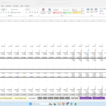 Screenshot of an Excel workbook showing a loan detail model with sections for Initial Loan Terms, Refi Loan Terms, MHP #1, and annual cash flows across years across columns J–X and rows for balances and payments.