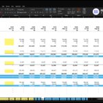 bingo-hall-financial-model-balance-sheet-financialmodelslab_7a28e490-7818-452c-b000-6df93f95d64c | eFinancialModels Balance Sheet for ABC Company Inc. in Excel with assets, liabilities, and equity across months at left column and totals across the top.