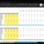 charcoal-production-financial-model-cogs-financialmodelslab_cb231ed9-2228-4c8c-a2bc-cd9dd99759b2 | eFinancialModels Screenshot of an Excel dashboard showing COGS by category for Lump 10lb Bag, with yellow-highlighted rows and year columns (2026–2030).