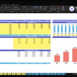 charcoal-production-financial-model-revenue-financialmodelslab_036eaeed-3c0d-47c5-a68b-72226ca5eef6 | eFinancialModels Excel revenue dashboard titled 'Revenue Setup' for ABC Company Inc.; tables of units produced and a 2026–2030 bar chart arrangement.