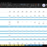 Spreadsheet screenshot of a Cash Flow Statement for ABC Company Inc. with multiple months across 2026 and 2027 in an Excel workbook.