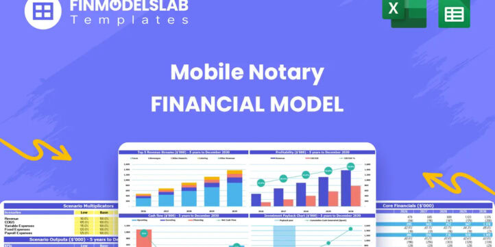 Mobile Notary Financial Model Excel Template Mobile Notary Financial Model Excel Template