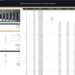 Dashboard-style financial page showing a loan schedule with a bar chart and a detailed table of Year 1–Year 6 payments and balances.
