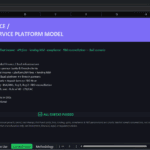 Screenshot 2064 | eFinancialModels Slide titled 'EMBEDDED FINANCE / BANKING-AS-A-SERVICE PLATFORM MODEL' on a dark background with a purple banner and teal bullet line beneath.