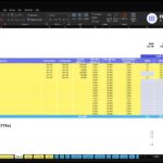 Payroll Expenses table in an Excel workbook titled 'ABC Company Inc.' with categories, hiring and firing dates, salary, and FTE projections for 2026–2030.
