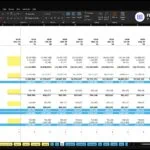 Balance Sheet for ABC Company Inc. showing assets, liabilities, and equity across 2025–2026 columns.