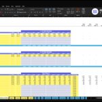 Screenshot of an Excel financial model titled 'COGS & Operational Expenses' for ABC Company Inc., showing COGS, variable and fixed expense tables across multiple years (2026–2035).