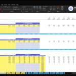 chinese-restaurant-financial-model-cogs-opex-financialmodelslab_3ed5f00a-c690-4f48-a803-876621b1a956 | eFinancialModels Spreadsheet titled 'COGS & Operational Expenses' for ABC Company Inc., showing cost categories and % of total revenue across 2026–2030 with color blocks for clarity.