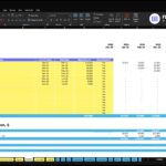 Excel screenshot showing a CAPEX startup costs table for ABC Company Inc., with yellow-highlighted rows of categories and a blue total row on the right.