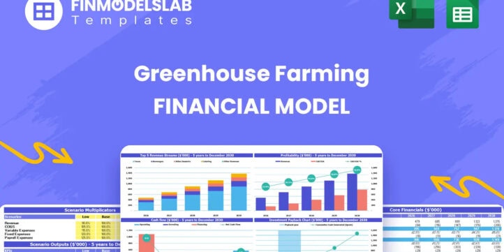 Greenhouse Farming Financial Model Excel Template Greenhouse Farming Financial Model Excel Template