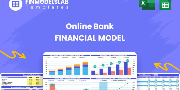 Online Bank Financial Model Excel Template Online Bank Financial Model Excel Template
