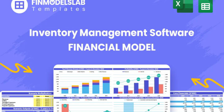 Inventory Control Software Financial Model Excel Template Inventory Control Software Financial Model Excel Template