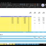 italian-restaurant-financial-model-capex-financialmodelslab_c4ae554d-7018-44b4-811b-c39b43ddac24 | eFinancialModels Excel spreadsheet titled 'Startup Costs (CAPEX)' with a yellow-highlighted table of categories, dates, and spending for ABC Company Inc.