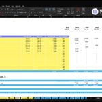 Excel screenshot of Startup Costs (CAPEX) for ABC Company Inc., with a yellow-highlighted cost table listing categories, launch/end dates, spending, and amortizable status across 2025–2026.