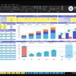 sushi-restaurant-financial-model-dashboard-financialmodelslab_bcdfb157-b4b7-411a-8244-a53b4723ff37 | eFinancialModels Dashboard-style spreadsheet with revenue projections, scenarios, and KPI charts across multiple sections (bars, lines, and tables).
