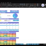 sushi-restaurant-financial-model-valuation-financialmodelslab_bc105878-da1e-41cb-9432-c48172631c5e | eFinancialModels Financial model in Excel showing a valuation with WACC calculation and a debt/equity pie chart for ABC Company Inc.