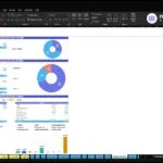 Spreadsheet view of a financial report in Excel for ABC Company Inc., titled 'Funding Structure' and 'Sources of Funds,' featuring two donut charts and multiple tables of debts, equity, and funding sources.