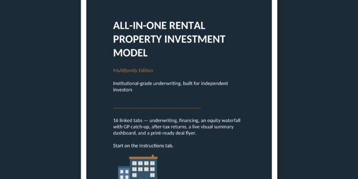 Multifamily Real Estate Investment Model | Institutional Underwriting Excel Template (Pro Version) Multifamily Real Estate Investment Model | Institutional Underwriting Excel Template (Pro Version)