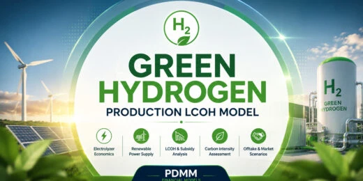 Green Hydrogen Production LCOH Financial Model – Electrolyzer, Subsidy, Offtake & Carbon Intensity Analysis