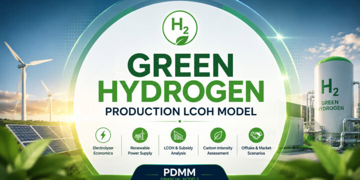 Green Hydrogen Production LCOH Financial Model – Electrolyzer, Subsidy, Offtake & Carbon Intensity Analysis Green Hydrogen Production LCOH Financial Model – Electrolyzer, Subsidy, Offtake & Carbon Intensity Analysis