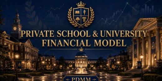 Private School & University Financial Model – K-12, Higher Education, Tuition, Enrollment, Endowment, CapEx & 3-Statement Forecast