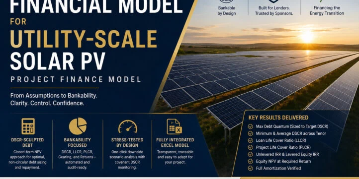 Bankable Macro Enabled Financial Model for Utility-Scale Solar PV Projects Bankable Macro Enabled Financial Model for Utility-Scale Solar PV Projects