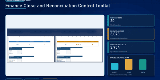 Finance Close and Reconciliation Control Toolkit