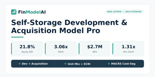 Self-Storage Development & Acquisition Model Pro