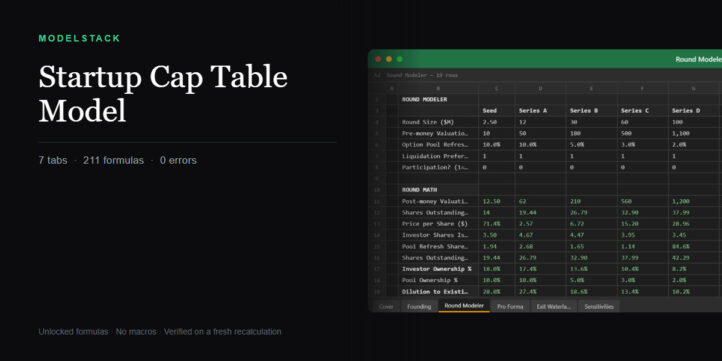 vc-captable | eFinancialModels