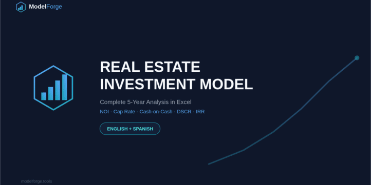 Real Estate Investment Analysis Model — NOI, Cap Rate, IRR & DSCR Real Estate Investment Analysis Model — NOI, Cap Rate, IRR & DSCR