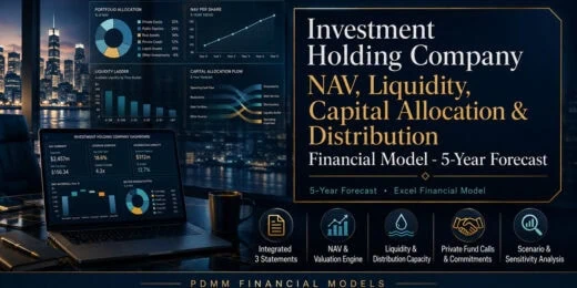 Investment Holding Company NAV, Liquidity, Capital Allocation & Distribution Financial Model – 5-Year Forecast